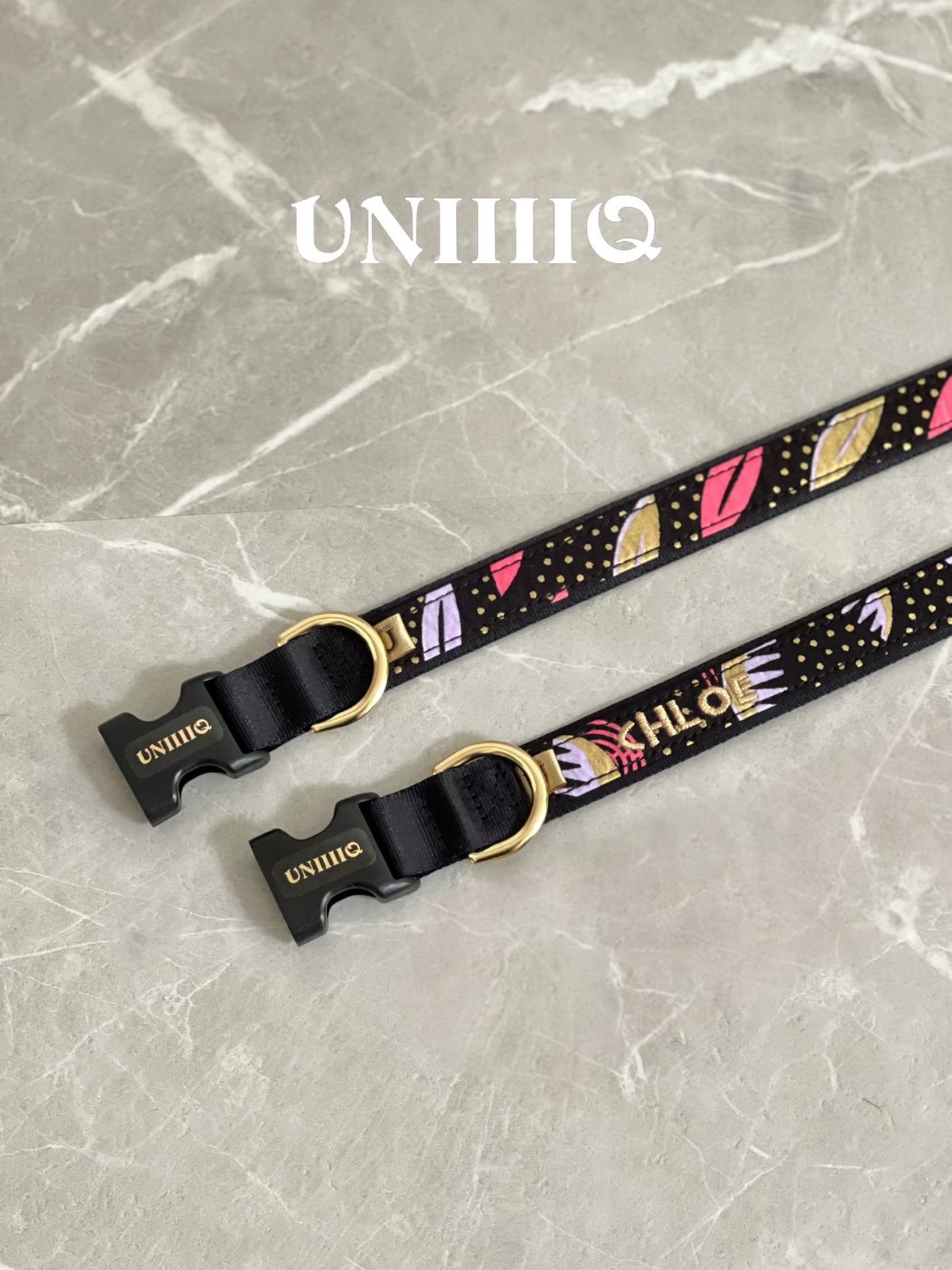 【Buckle collar】African print  -CITY POP-