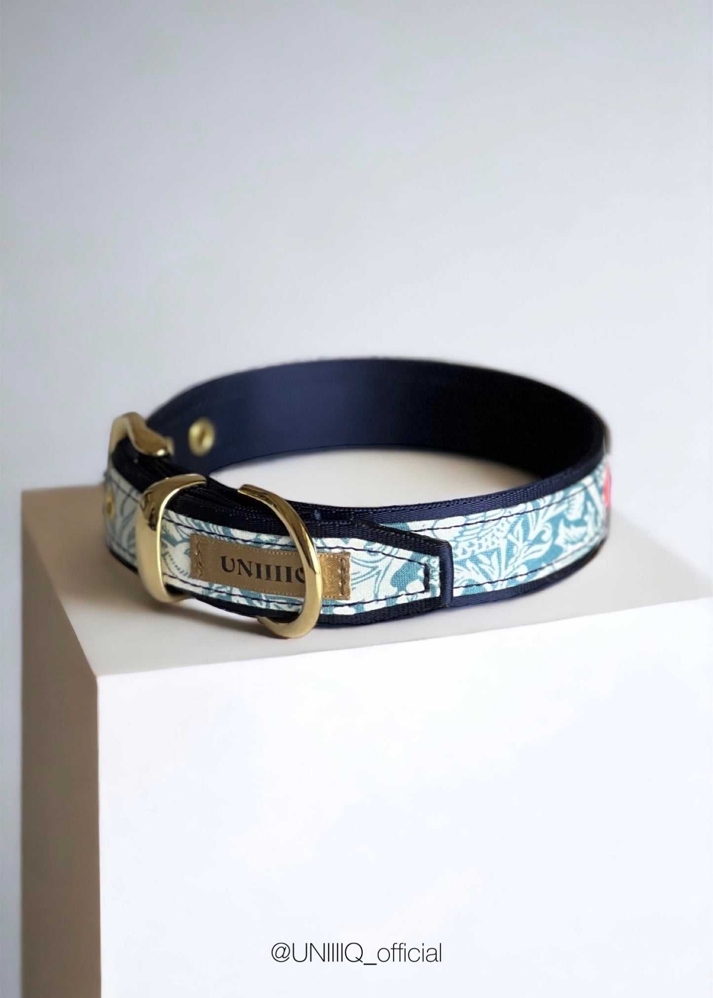 【Belt collar】William Morris ”Brother Rabbit" BULE