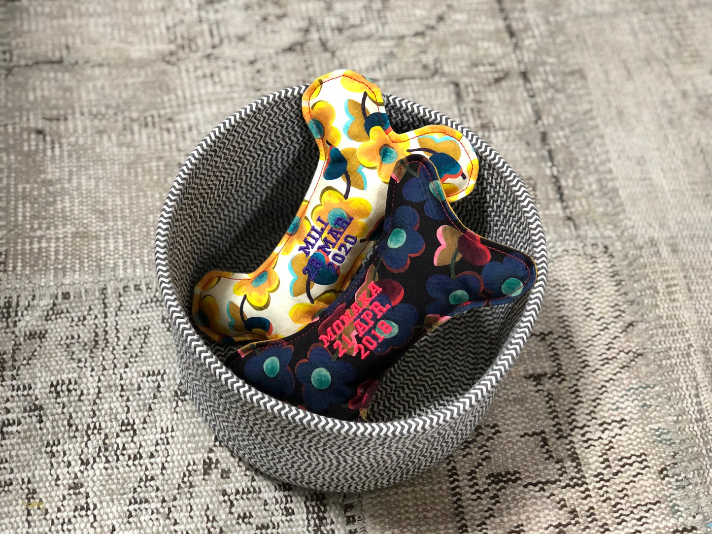 Bone Toy - Liberty print "Summer of love"