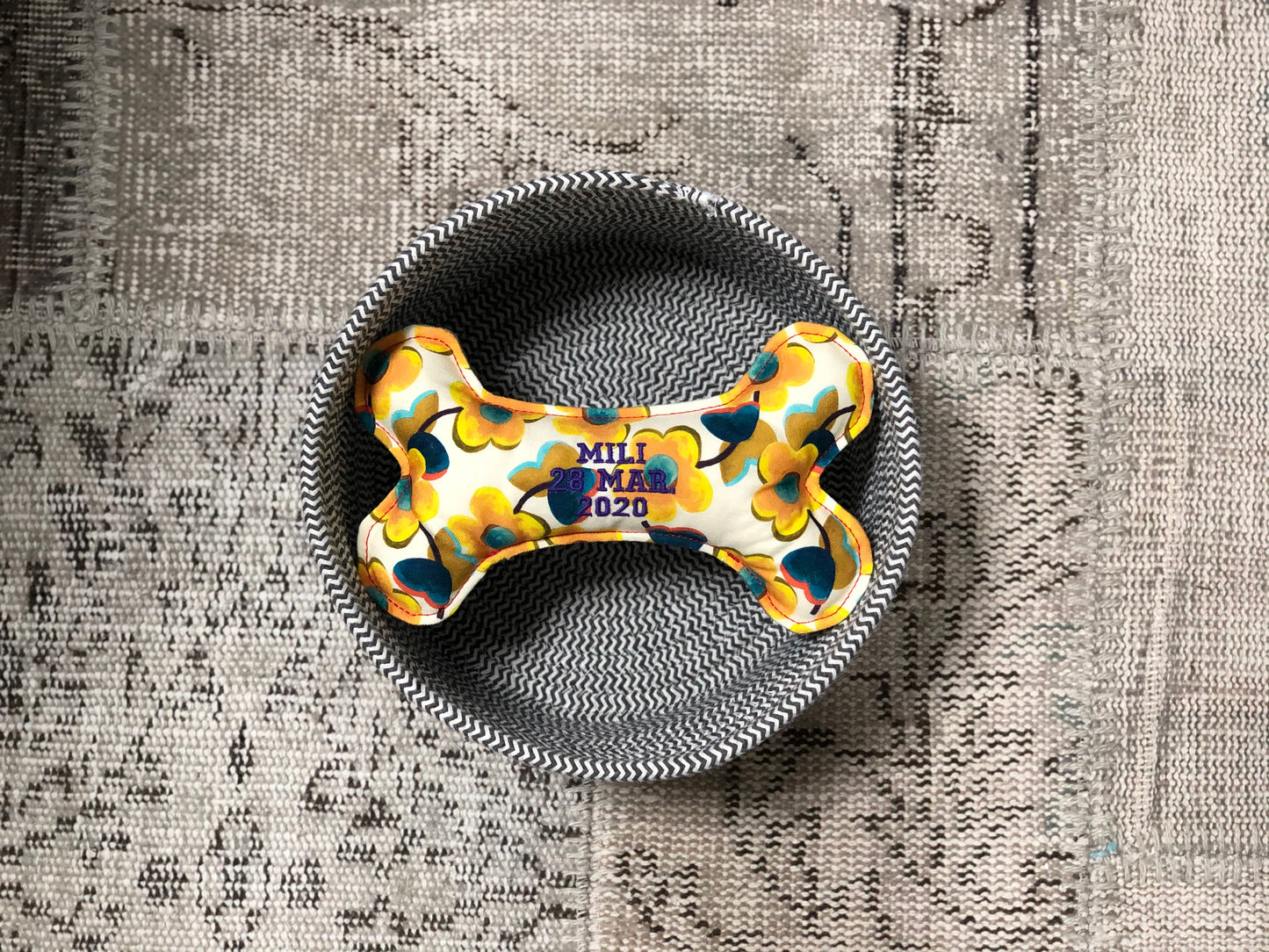 Bone Toy - Liberty print "Summer of love"