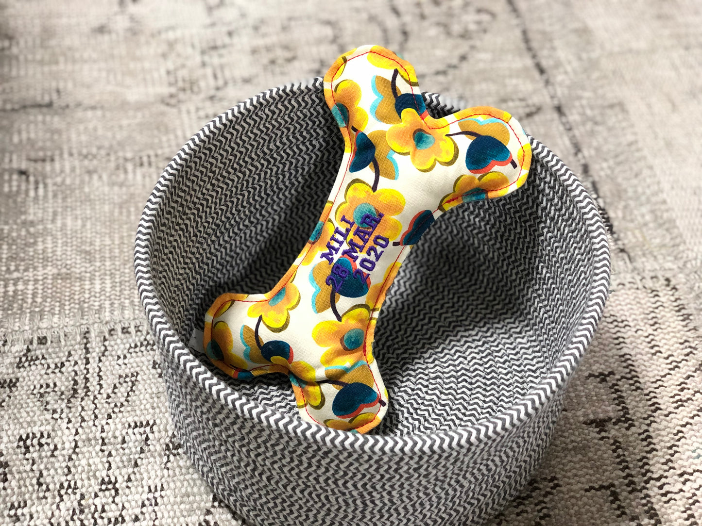 Bone Toy - Liberty print "Summer of love"