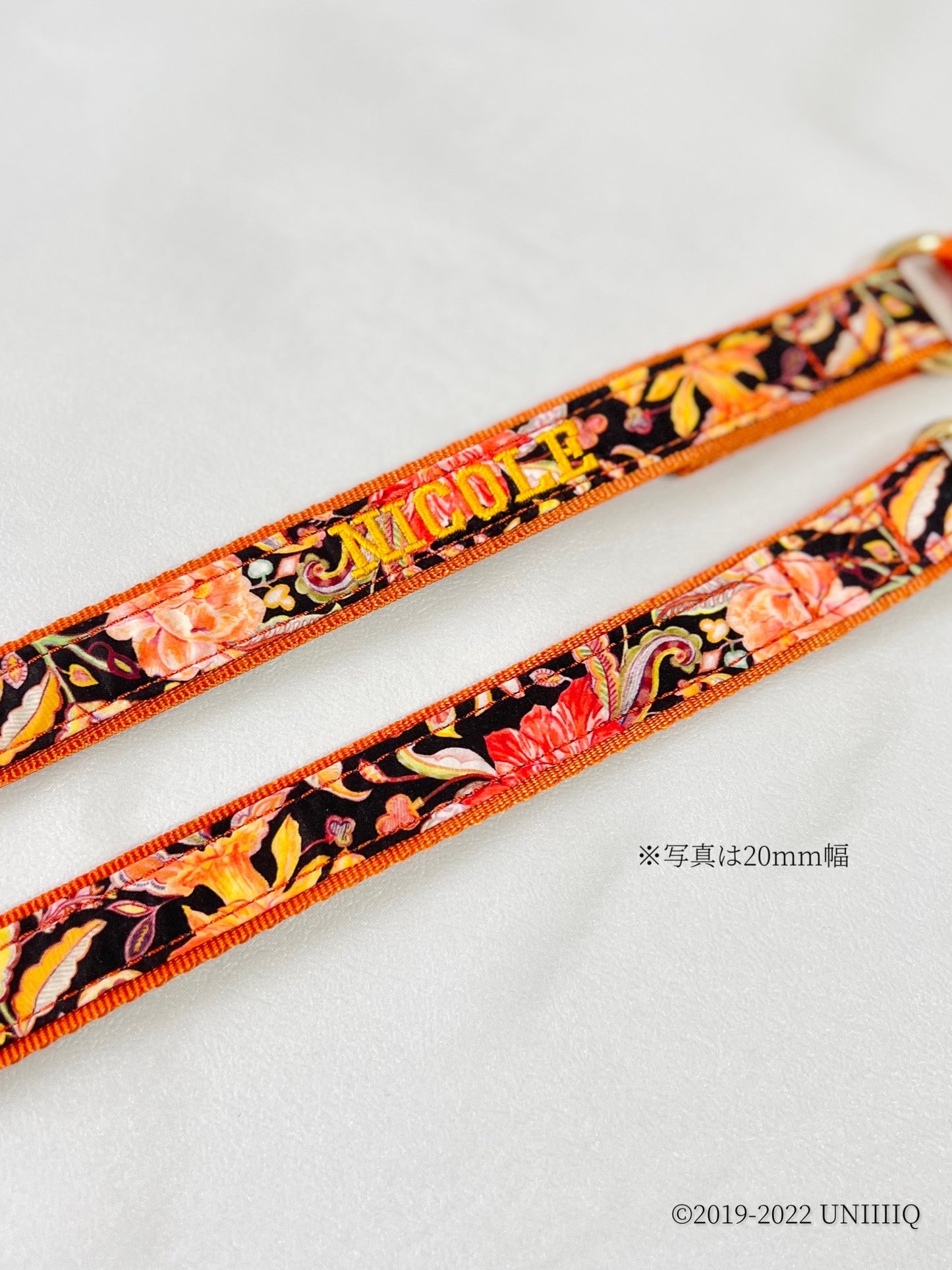 【Leash】Liberty Fabrics "Garden" ORANGE