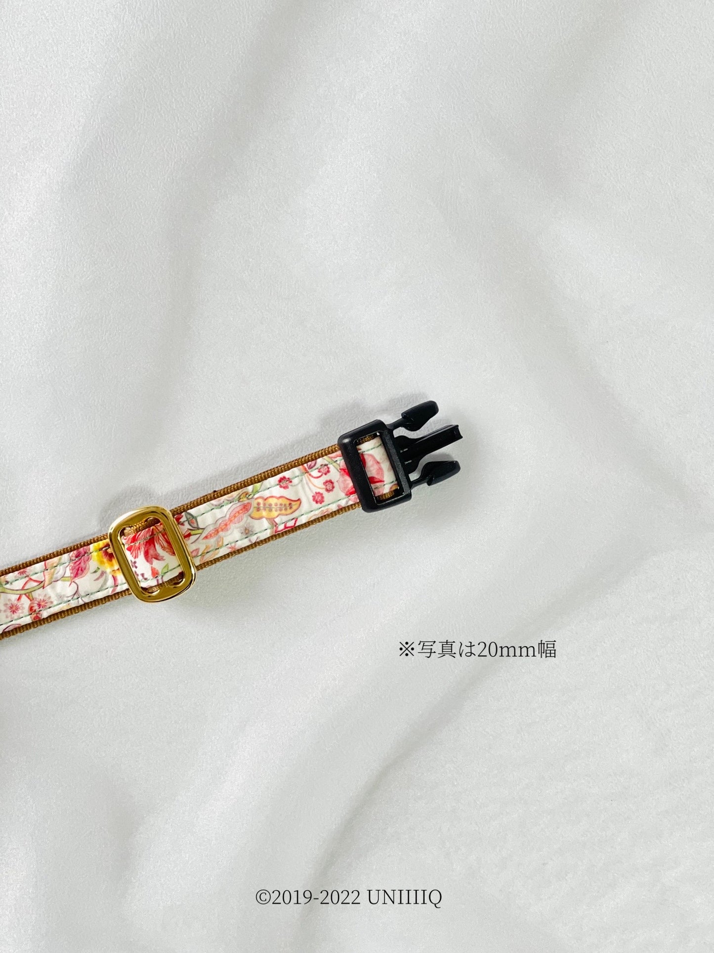 【Buckle collar】Liberty Fabrics "Garden" SAKURA PINK