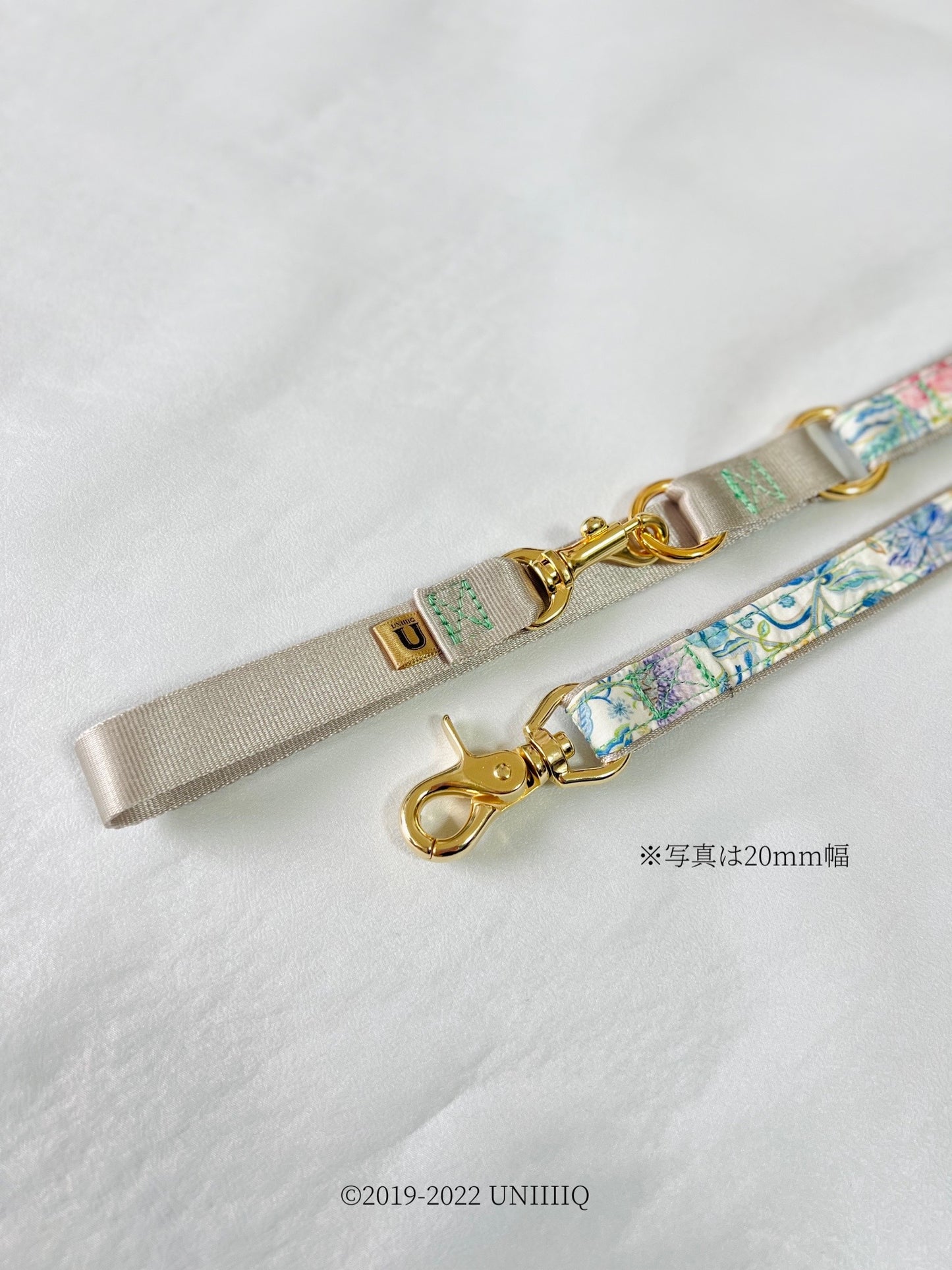 【Leash】Liberty Fabrics "Garden" SKY BLUE