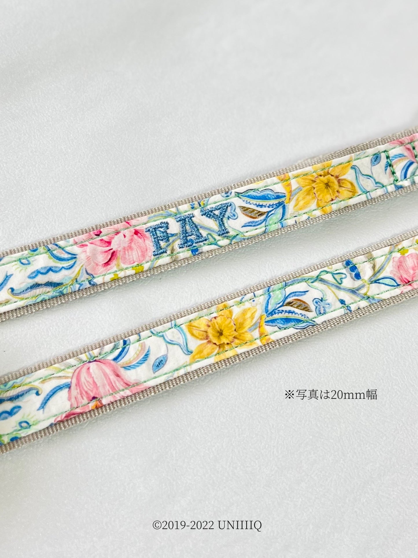 【Leash】Liberty Fabrics "Garden" SKY BLUE