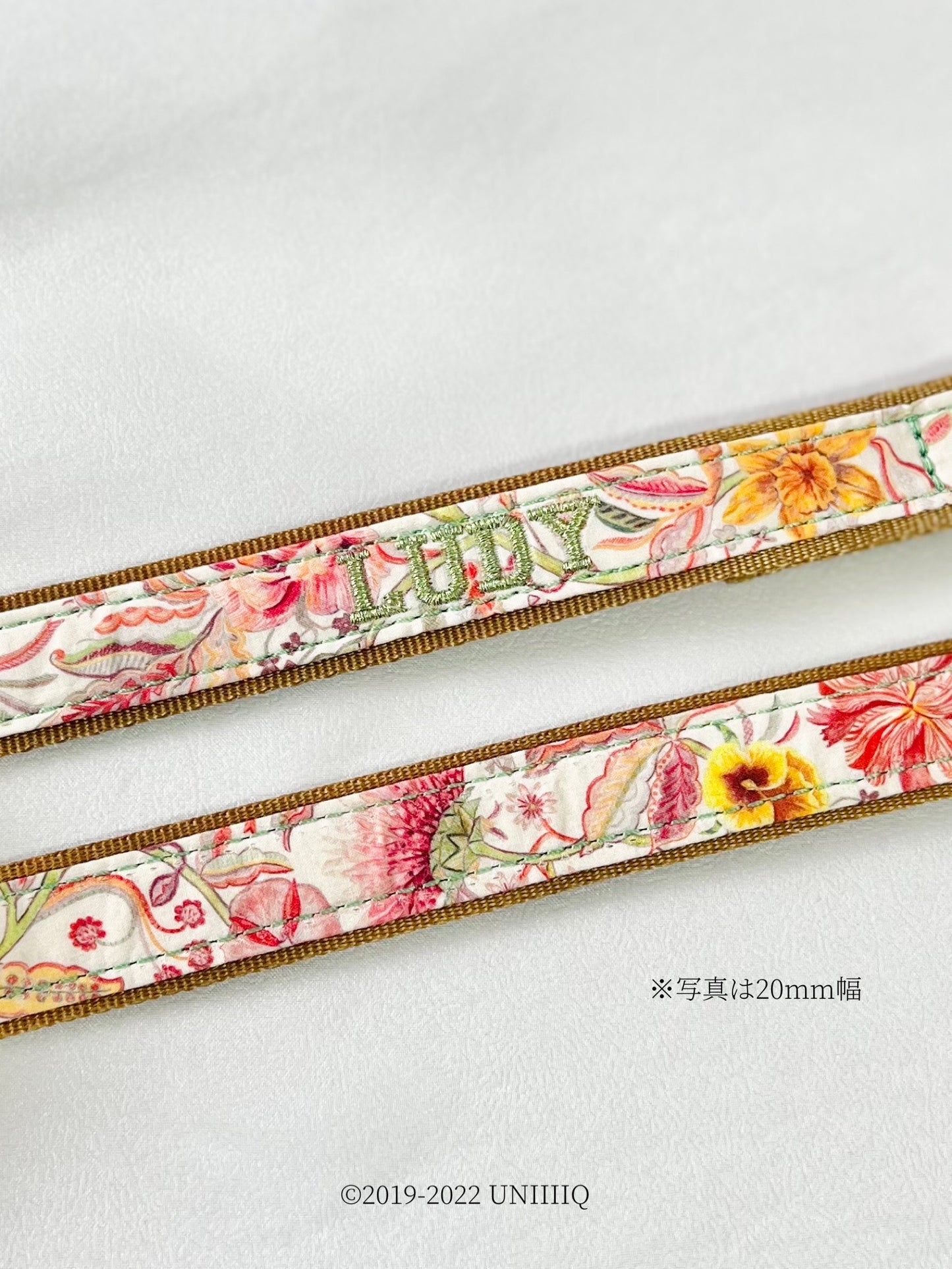 【Leash】Liberty Fabrics "Garden" SAKURA PINK