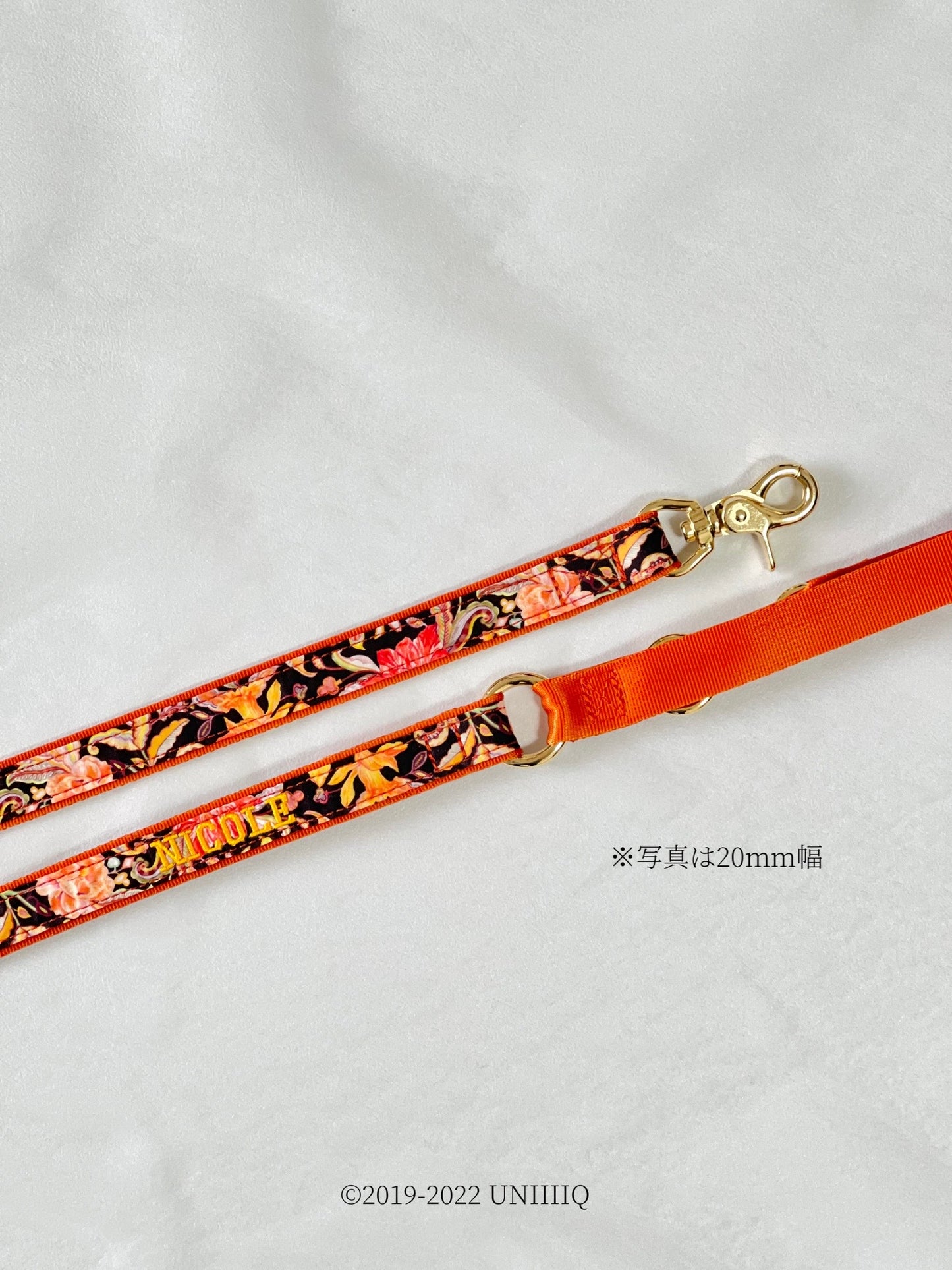 【Leash】Liberty Fabrics "Garden" ORANGE