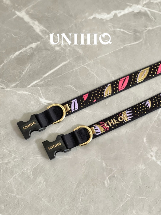 【Buckle collar】African print -CITY POP-