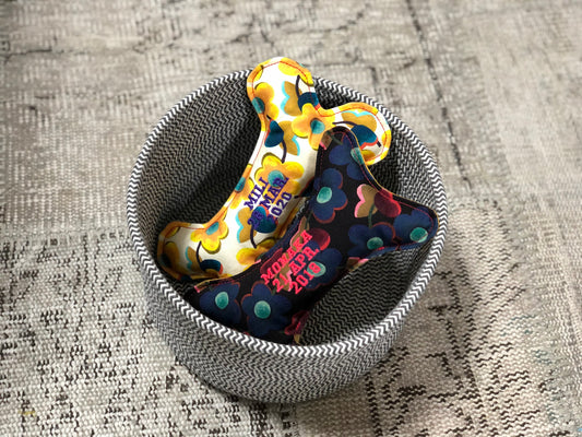 Bone Toy - Liberty print "Summer of love"