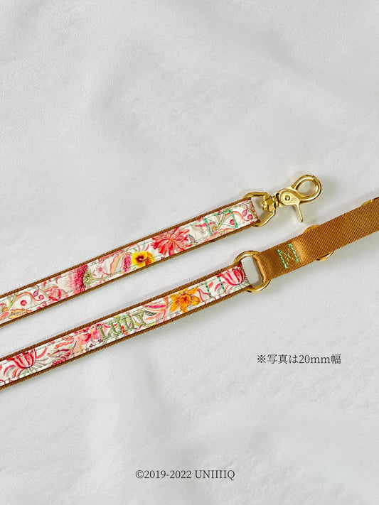 【Leash】Liberty Fabrics "Garden" SAKURA PINK